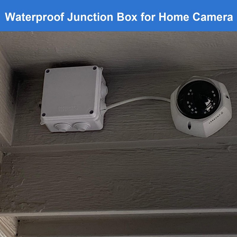 MABUSIYI IP65 Waterproof Junction Box, ABS Plastic Electrical Outdoor Junction