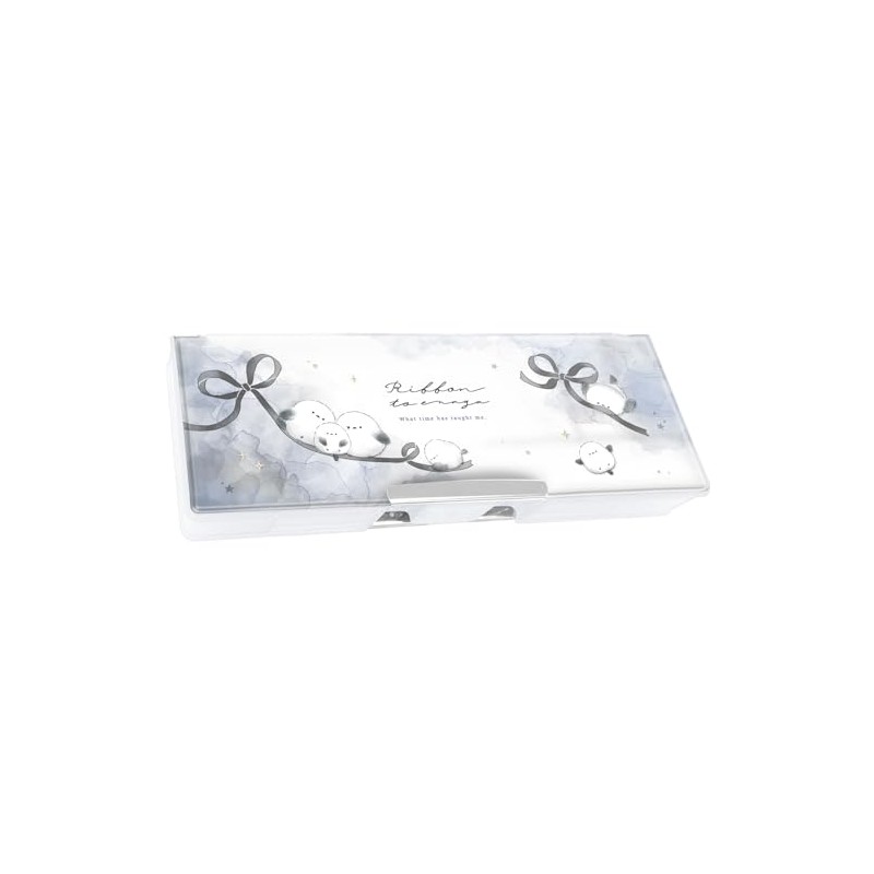 Q-LiA 93282 Pen Case, Coolier Sheer Drop Soft Pencil Case,