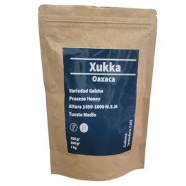 Cafe en Grano 250 gr Geisha Honey Especialidad Tueste Medio Finca Xukka