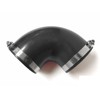 Qi Motorsports 90 Degree Elbow PVC Rubber with 2 Clamps