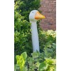 Fachhandel Plus Goose Neck Garden Stake Decorative Figure Garden Figure
