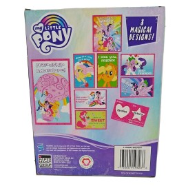 Paper Magic Group My Little Pony 32 Valentines 48 Seals in 8 designs New Box Damaged