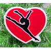 Gymnastics Heart Ornament