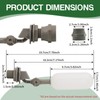 PVC Float Ball Valve，1/2 Inch Plastic Water Float Valve for