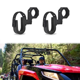 Leopauto UTV Gun Rack, Roll Bar UTV Gun/Bow Rack, Fits for 1.75”- 2” Roll Bars Compatible with Polaris RZR Ranger Defender Honda Kawasaki Golf Cart Snowmobile