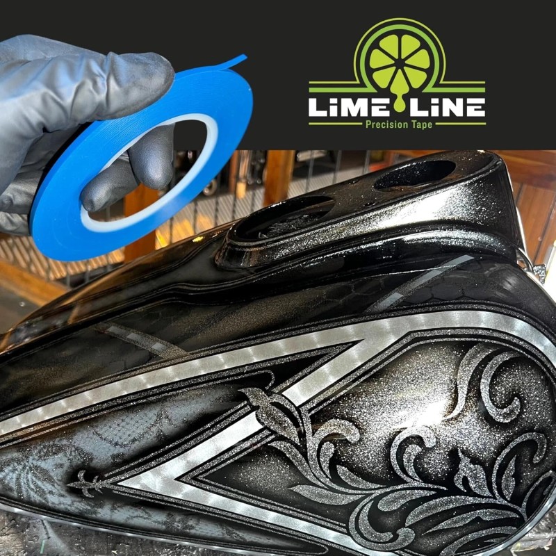LiME LiNE 1/8" Flexible Vinyl Fineline Masking Tape for Pinstriping