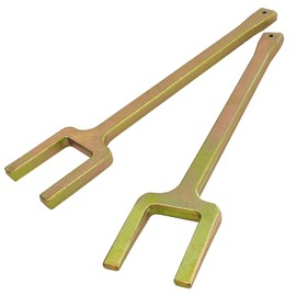 SUGOOE 12020-2 Piece Axle Popper Fork and Shim Kit Inner CV Axle Removal Tool Set for Front Wheel Drive Vehicles Remove Half-Shaft Drive Axles & Fix Damaged CV Joints