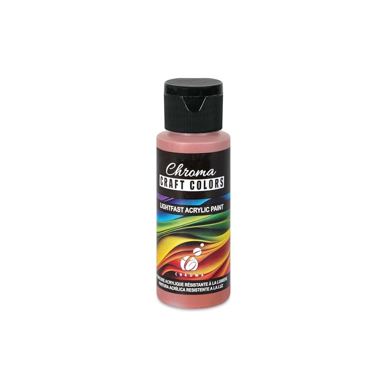 Chroma Craft Colors Acrylic Paint - Gingerbread, 2 oz