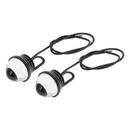 HOPESPANNER 2 Pcs License Plate Light 12V LED Tag Lamp for Car Motorcycle Waterproof,Rainproof White License Plate Light