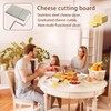 Cheese Slicer with 9 Replacement Wires, Heavy-Duty Stainless Steel Cheese