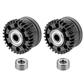K2 Plus Extruder Gears (2PCS), All-Metal Upgrade Gear Kit with DLC Coating & Lightweight Design – Compatible with Creality K2 Plus 3D Printer, High-Performance K2 Plus Gear Replacement Parts