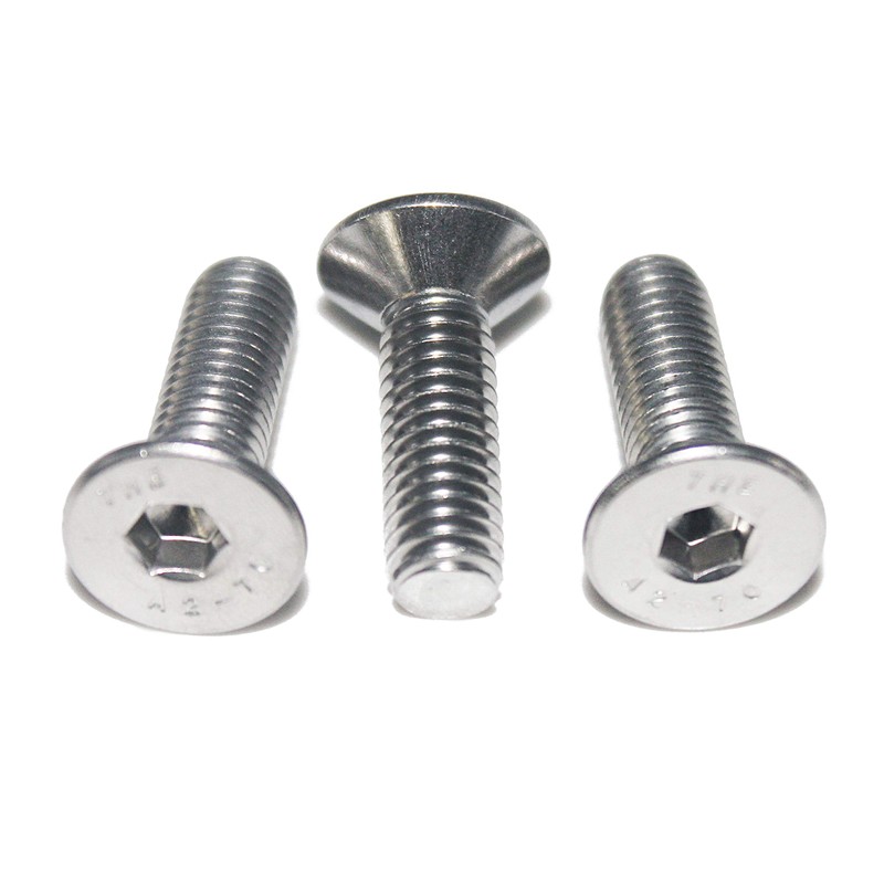 Countersunk Screws M6 x 25 mm Stainless Steel DIN 7991