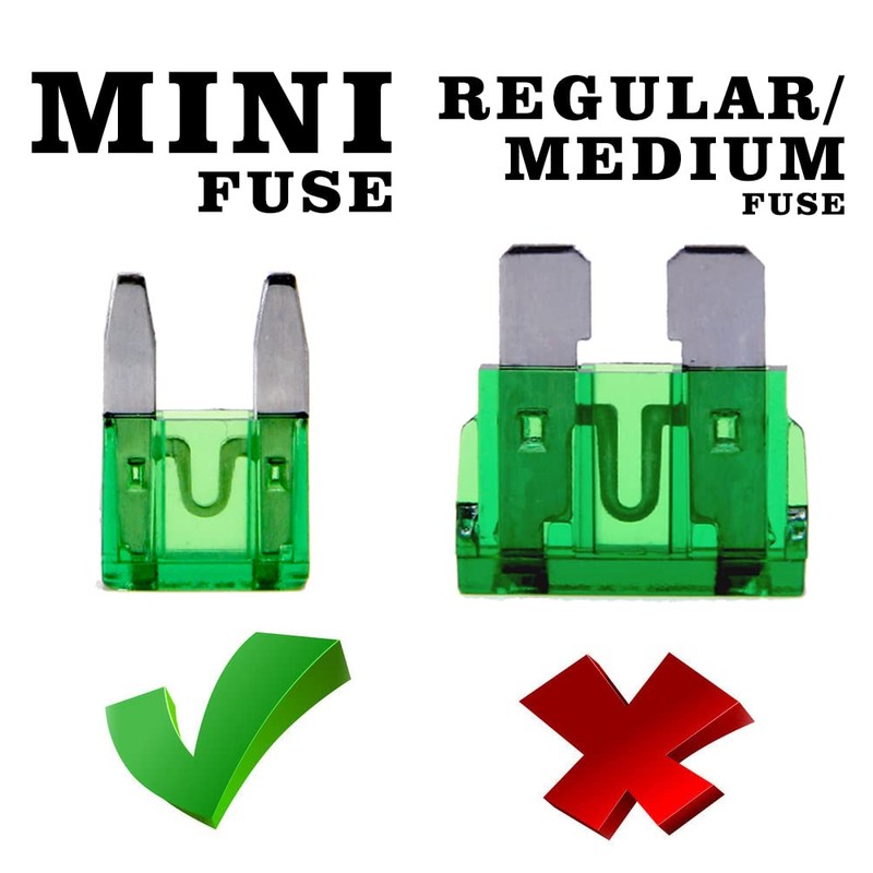 FymuSing 20 pcs 20A Mini Blade Fuse, Automotive Fuse for
