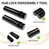 SamWinGear 7 Spline Lug Nut Socket Spline Lug Nut Key,