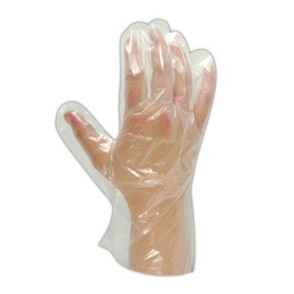 Magid Glove & Safety H99BOXEMB-L Comfort Flex Polyethylene Powder-Free Disposable Glove, Clear , Large