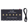 6 Channel Compact Audio Mixer Mono Stereo Switching 6 in