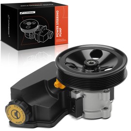 A-Premium Power Steering Pump, with 6-Groove Pulley & Reservoir, Compatible with Ram 3500 2011-2012 & Dodge Ram 2500 2010, 5.7L