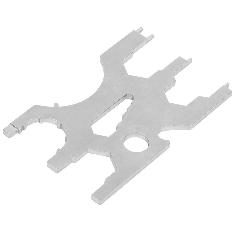 Stainless Steel Underwater Multifunction Tool Diving Regulator Kit Credit Card