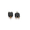 Sienoc 5 Pack 1x Male Adapter to 2 Female Rca