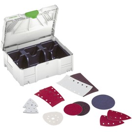 Festool 497685 SYS-STF D125 Abrasives Systainer for 5in Round Abrasives, SYS 1