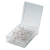 Clear Plastic Push Pins Box 100