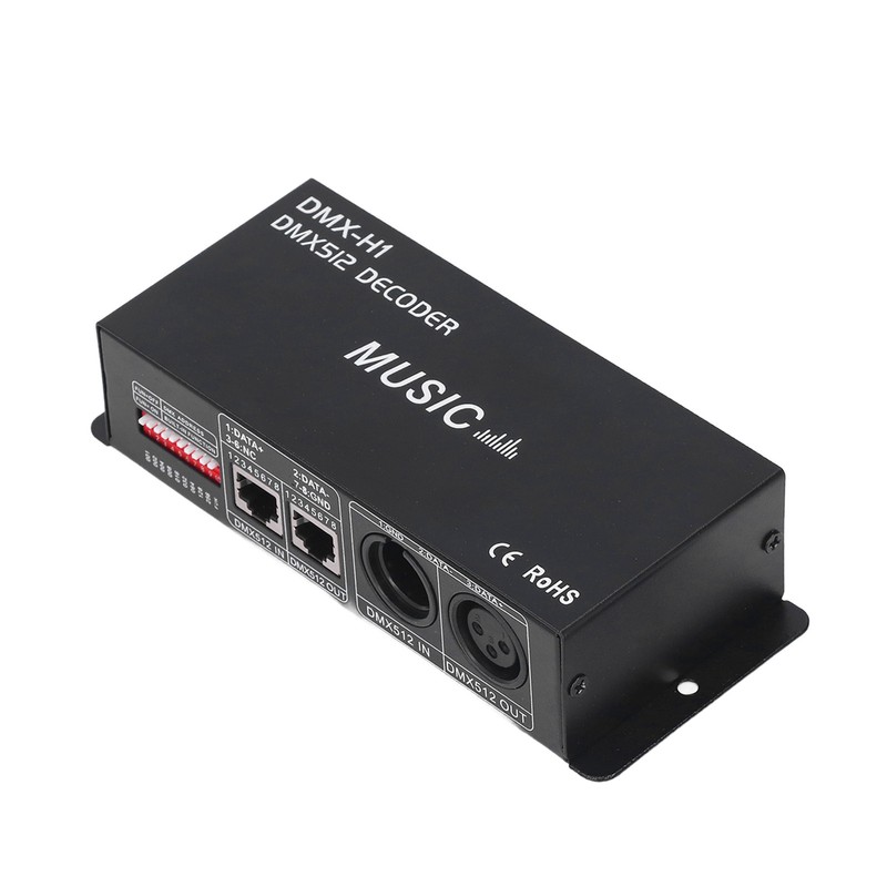 4 Channel DMX 512 Decorder Adjustable RGB Dimming LED Decorder