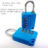 ZPLIUST - 4 Digit Combinations Padlock The Safe Cipher Lock,