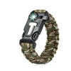 TX Pulsera de Supervivencia 5 en 1 de Paracord con