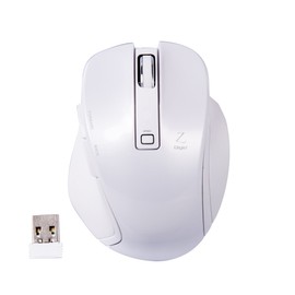 Digio2 Z Ultimate Shape 2.4GHz Wireless Mouse 5 Buttons Blue LED Small White 47504