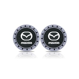 Car Cup Holder,for Mazda CX-5 CX-7 CX-8 M6 MX5 RX7 RX8 A8 CX9 MX6 R3 M2 M5 Recessed Silicone Anti-Slip Cup Holder Coaster Car Interior, Car Interior Accessories,2Pcs