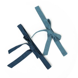 ILuvatar Women's Denim Waist Belt Blue Jean Waist Rope Tiny Belt for Pants Dress Jeansbelt 2pcs