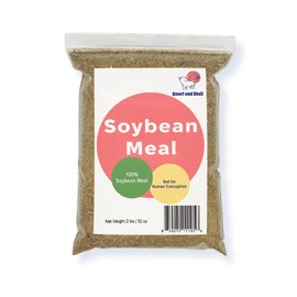 Soybean Meal for Poultry & Livestock – 2 lb Non-GMO High Protein Animal Feed – All-Natural, Plant-Based Supplement for Chickens, Goats, Pigs – No Additives, Supports Growth & Egg Production