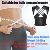 Adjustable back posture belt, back straightener, breathable shoulder strap, posture