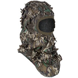 North Mountain Gear Ghillie Balaclava - 3D Leafy Face Mask for Hunting, Airsoft, Paintball - Mossy Oak Greenleaf