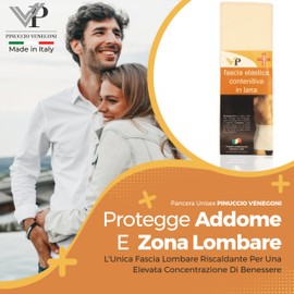 VP Men Women Belly Warmer - Warm Belly Band - Made in Italy