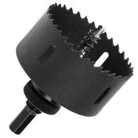 HSAWBIT HSS Bi-Metal 89mm Hole Saw, M42 Fast Cut Extra Cobalt Hole Cutter 45mm Cutting Depth, For Stainless Mild Sheet Wood Plastic Various Materials