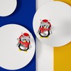 Shusukue Penguin Earrings Christmas Stud Earrings 925 Sterling Silver Christmas