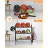 Sports Equipment Organizer Storage, Garage Ball Storage Basketball Rack Ball