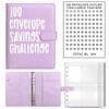 100 Envelope Saving Challenge Cash Budget Saving Challenge Book Binder