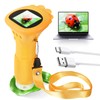 Portable Digital Microscope for Kids, Pocket Handheld Microscope Camera with