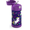 355ml FUNtainer® Vacuum Insulated Drink Bottle - Purple Unicorn