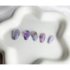 Lavender Aurora Nail Tips - Oval (Long) / 라벤더 오로라
