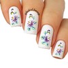 Nail Art Water Slide Tattoo Stickers Decals Flowers 10 -