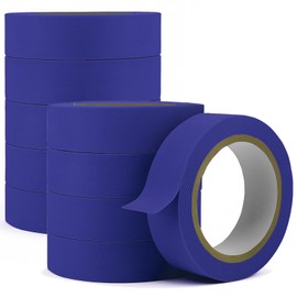 CAOXIAOXUYAO Neon Fluorescent Gaffer Tape，Blue UV Reflective Tape Fluorescent, Glow in The Dark Tape,Suitable for Party Decoration, Theater Stages, Dance Floor, UV Party(10, Blue)