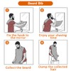 PLACHIDAY Beard Bib Beard Apron Gifts for Men,Beard Trimming Catcher