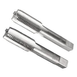 CoCud Hand Threading Taps, M12 x 1.25 Thread, Metric Alloy Tool Steel Screw Tapping Taper Bottom Tap - (Applications: for Machine Thread Repair), 1-Pair