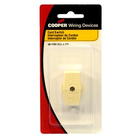 EATON Wiring BP410V-SP-C Feed-Through #18 Cord Switch, Ivory