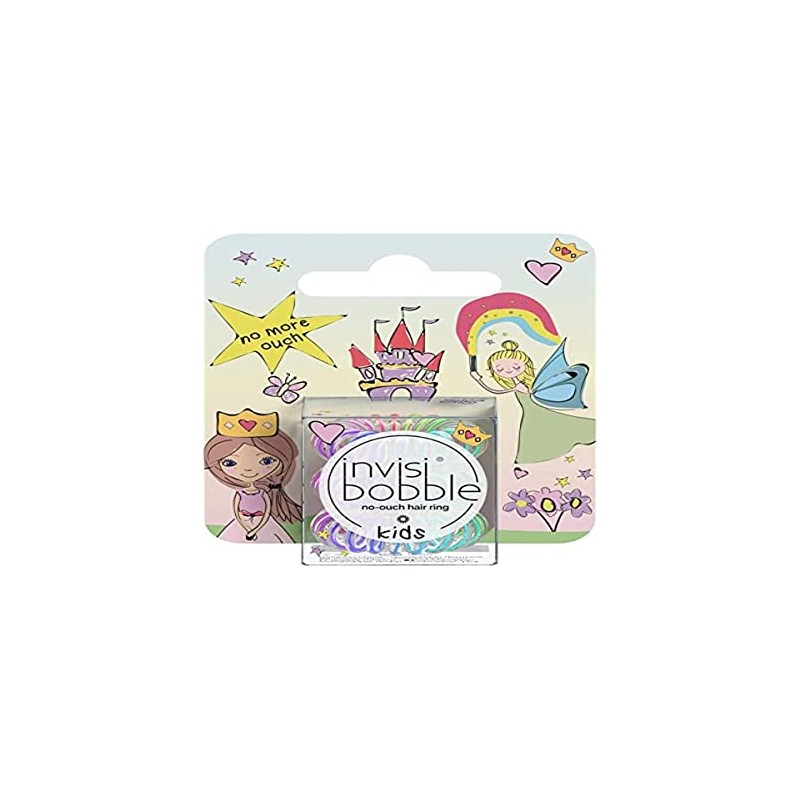 Invisibobble 37910IB Anillo de Pelo Kids Princess Sparkle, 3 pz