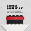 BUILDSOMETHING Contour Gauge 10" & 5" - Adjustable Profile Gauges