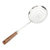 Strainer Spoon Long Wooden Handle 304 Stainless Steel Anti Scald